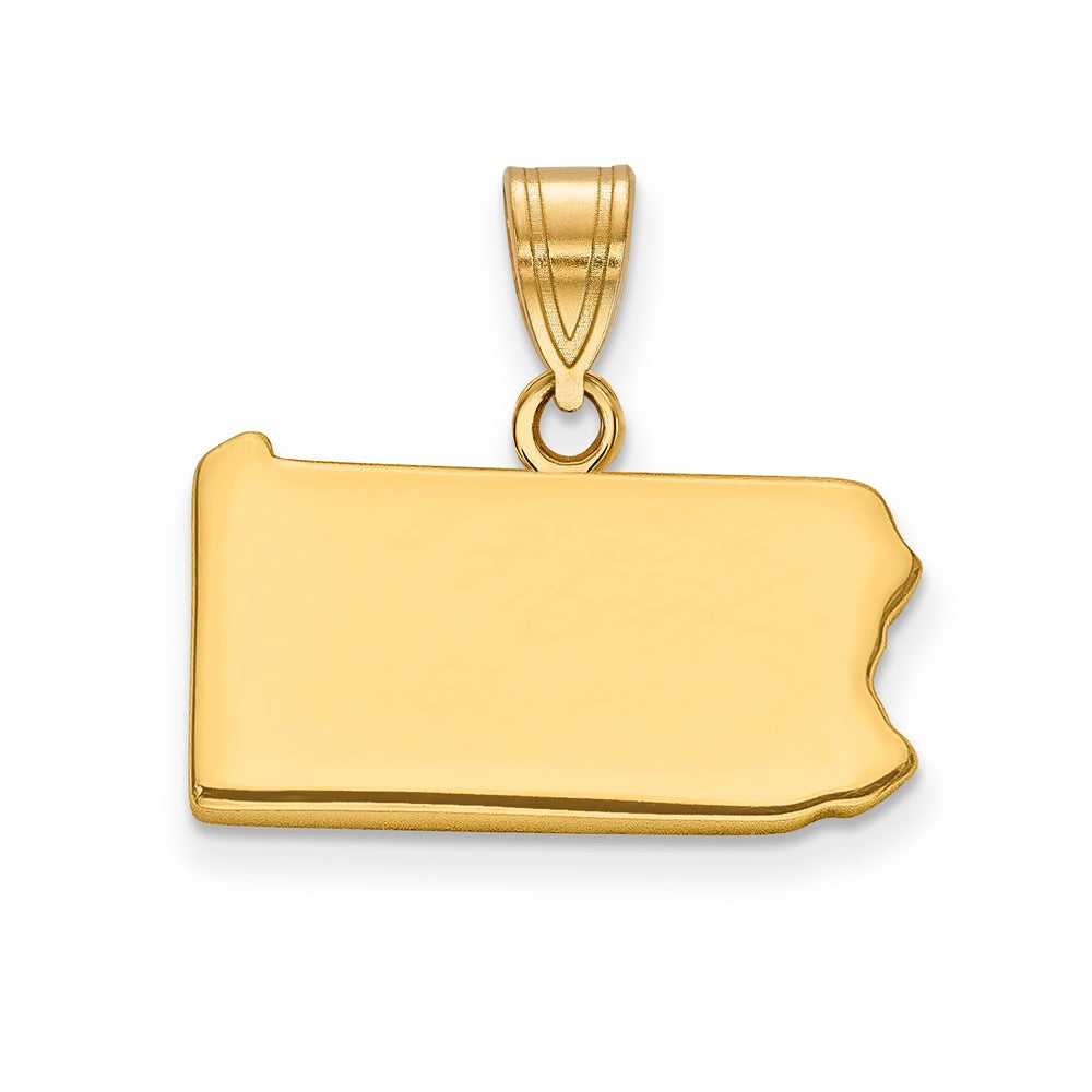 14K Gelbgold 14ky Pennsylvania State Anhänger