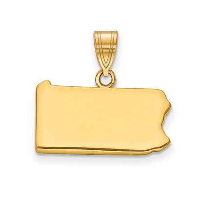 14K Gelbgold 14ky Pennsylvania State Anhänger