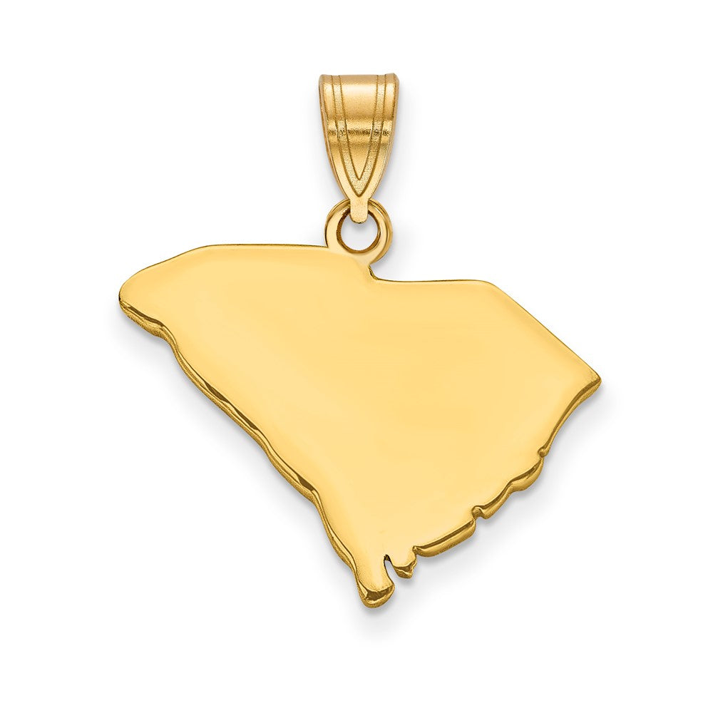14K Gelbgold 14ky South Carolina State Anhänger