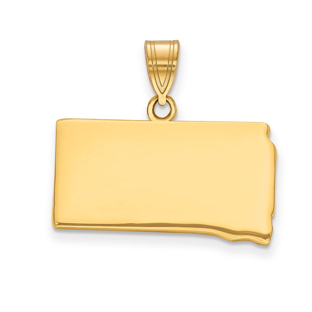 14K Gelbgold 14ky South Dakota State Anhänger