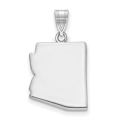 Sterlingsilber Silber/rhodiniert Arizona State Anhänger