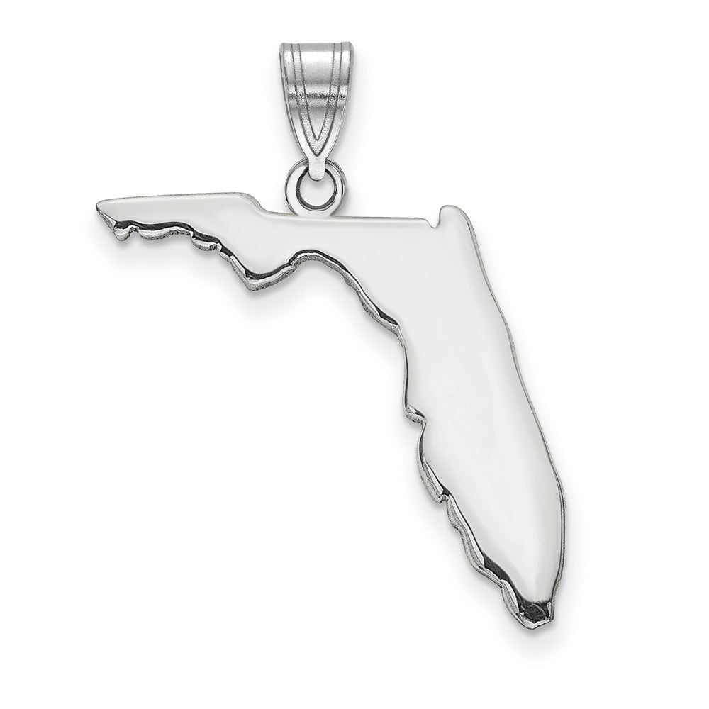 14K Weißgold 14kw Florida State Anhänger