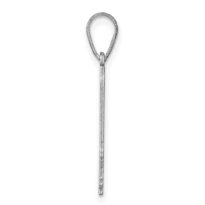 Sterlingsilber Silber/rhodiniert Illinois State Anhänger