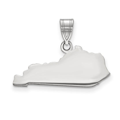 14K Weißgold 14kw Kentucky State Anhänger