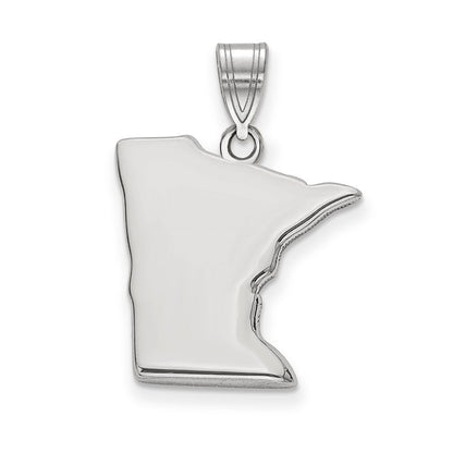 Sterlingsilber Silber/rhodiniert Minnesota State Anhänger
