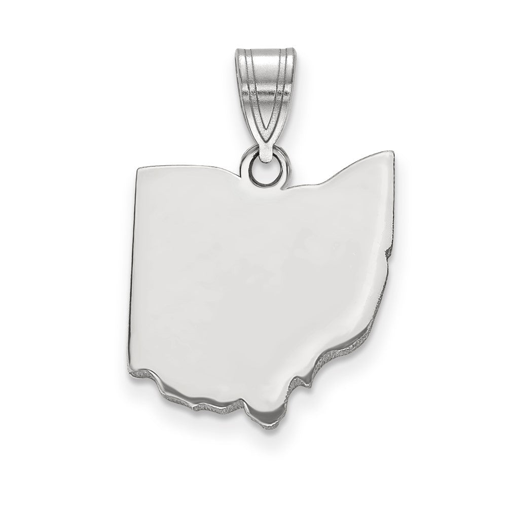 Sterlingsilber Silber/rhodiniert Ohio State Anhänger