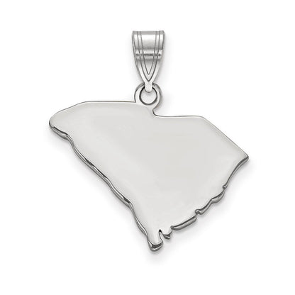 Sterlingsilber Silber/rhodiniert South Carolina State Anhänger