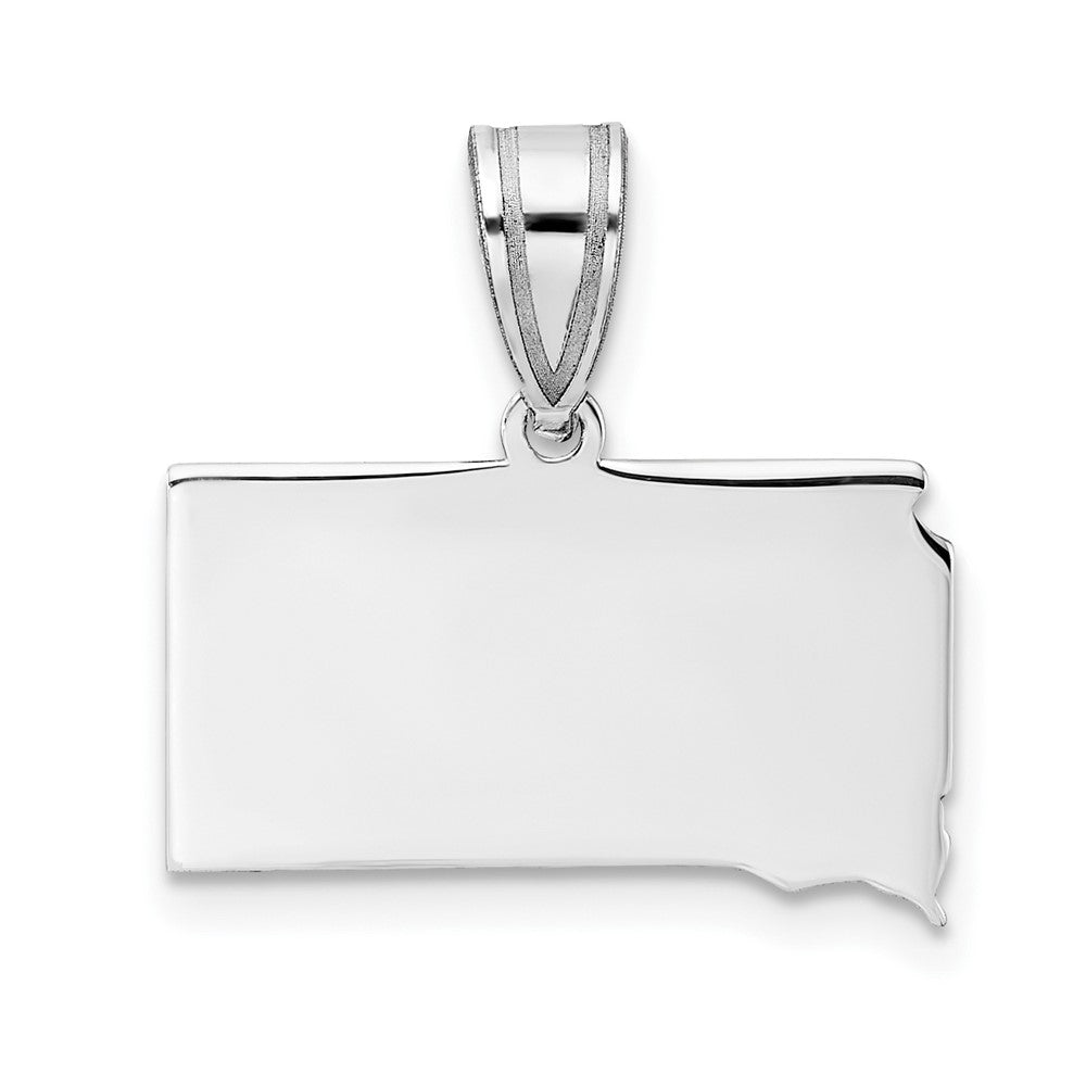 Sterlingsilber Silber/rhodiniert South Dakota State Anhänger