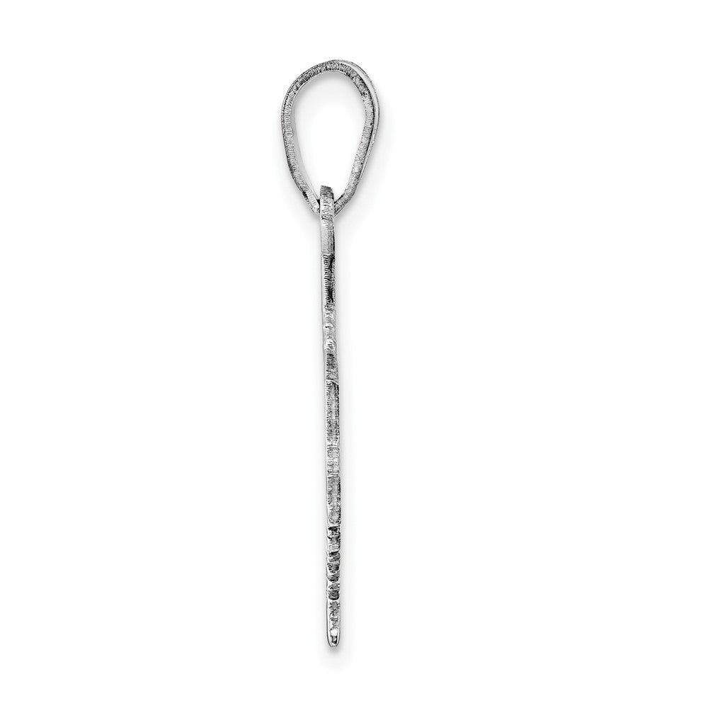 Sterlingsilber Silber/rhodiniert Texas State Anhänger