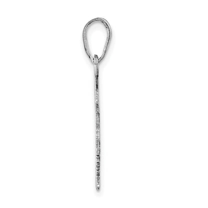 Sterlingsilber Silber/rhodiniert Texas State Anhänger