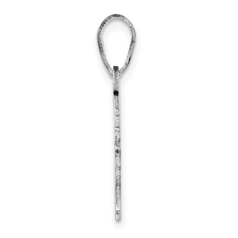 Sterlingsilber Silber/rhodiniert Wisconsin State Anhänger