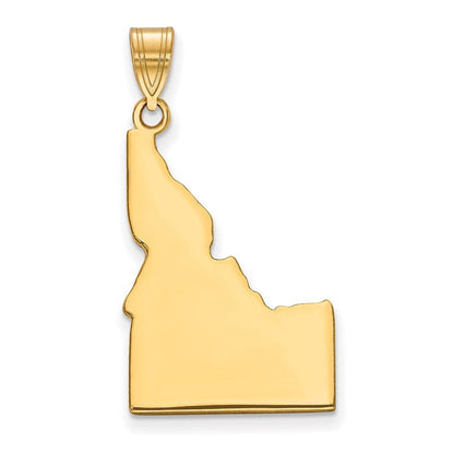 Vergoldet Sterlingsilber /gold Idaho State Anhänger