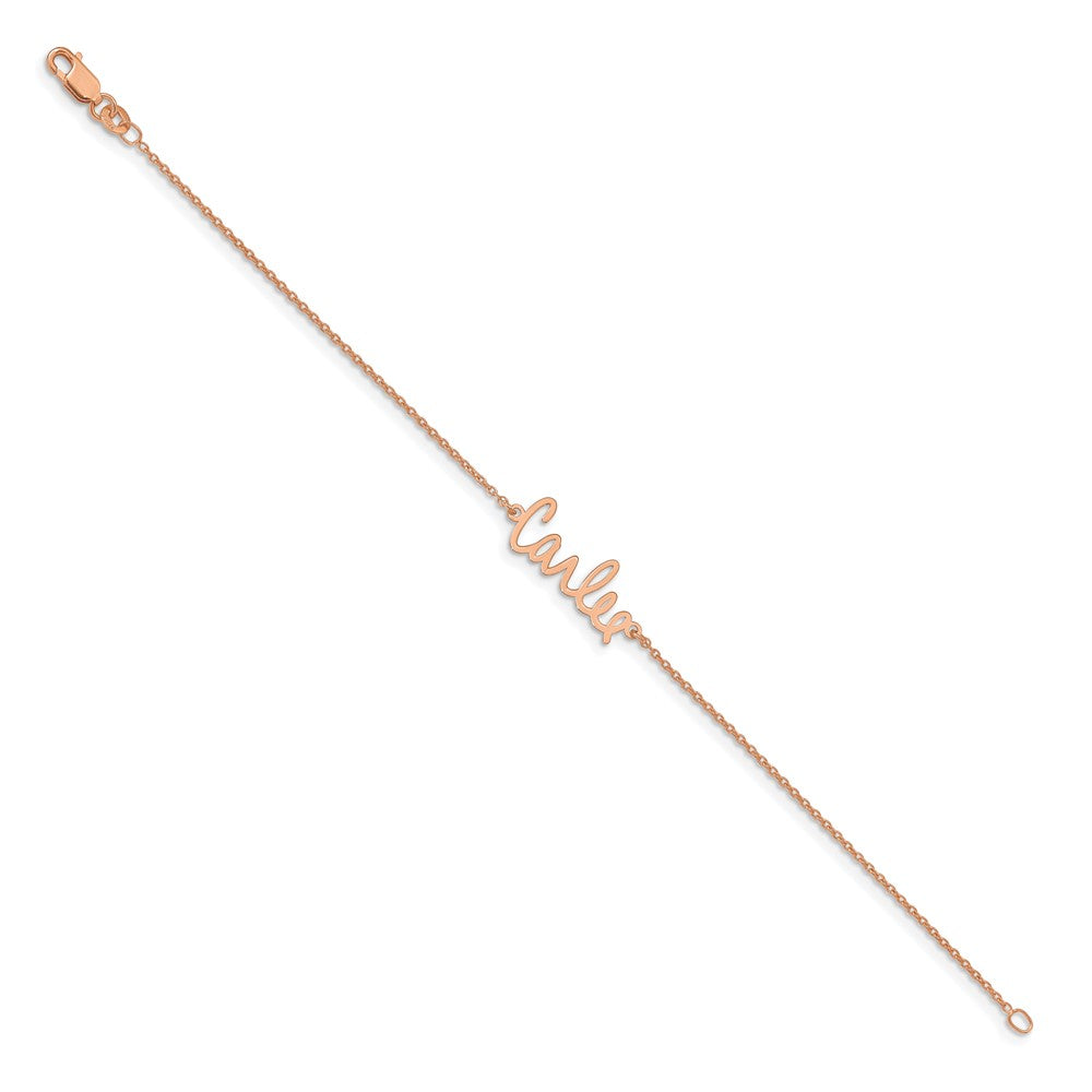 14K Roségold Signature Armband