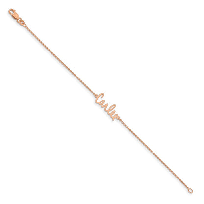 14K Roségold Signature Armband
