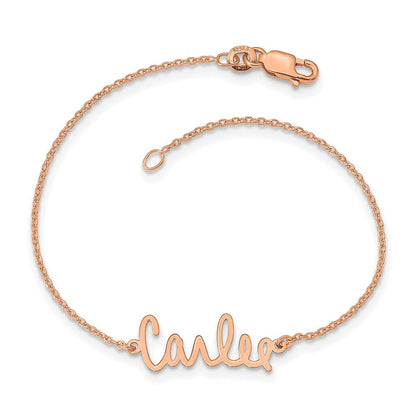 14K Roségold Signature Armband