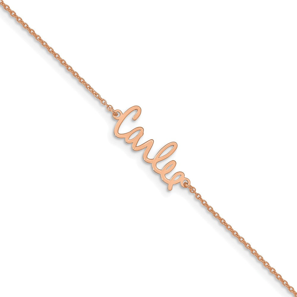 14K Roségold Signature Armband