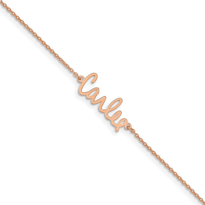 14K Roségold Signature Armband