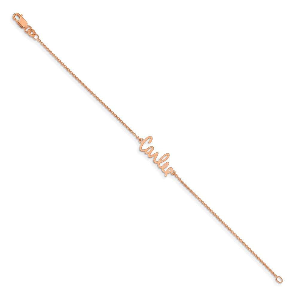 Roségoldbeschichtet Sterlingsilber /rose Signature Armband