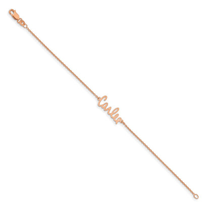 Roségoldbeschichtet Sterlingsilber /rose Signature Armband