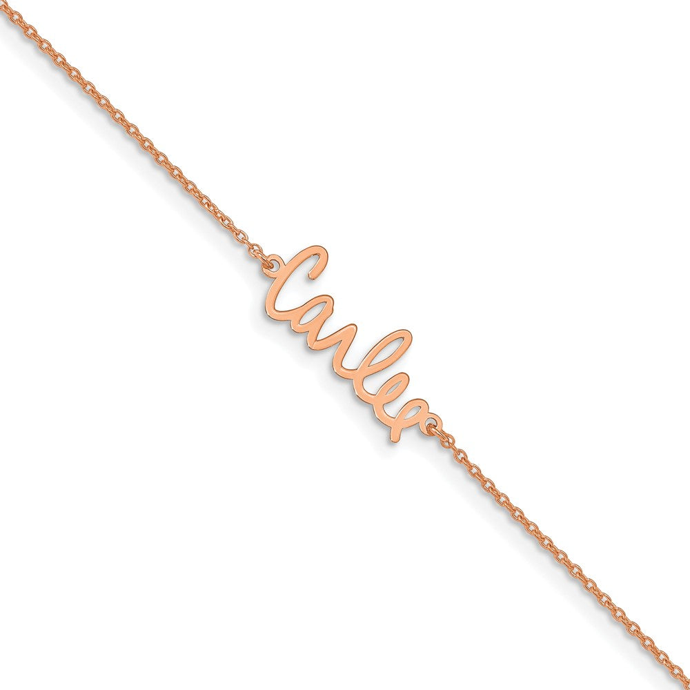 Roségoldbeschichtet Sterlingsilber /rose Signature Armband