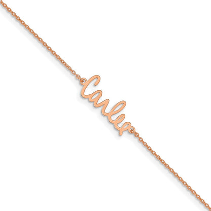 Roségoldbeschichtet Sterlingsilber /rose Signature Armband