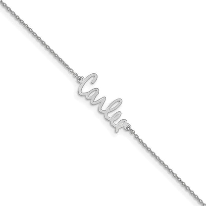 14K Weißgold Signature Armband