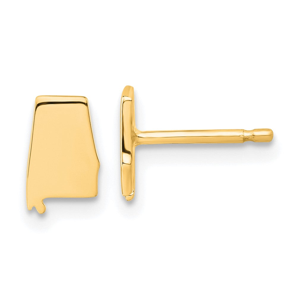 14K Gelbgold 14ky Alabama State Ohrringe
