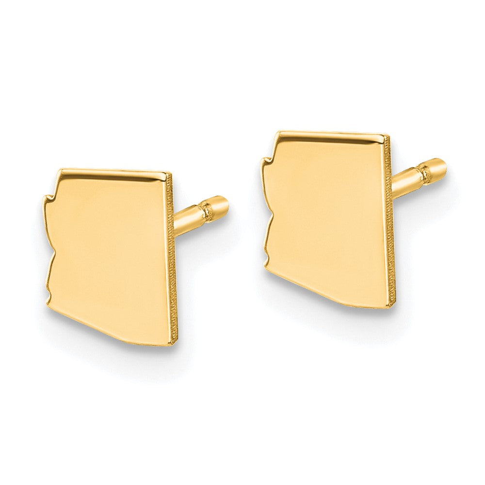 Vergoldet Sterlingsilber /gold Arizona State Ohrringe