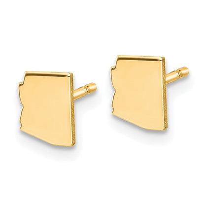 Vergoldet Sterlingsilber /gold Arizona State Ohrringe