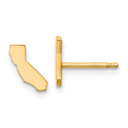 Vergoldet Sterlingsilber /gold California State Ohrringe