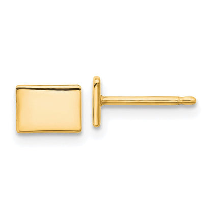 14K Gelbgold 14ky Colorado State Ohrringe