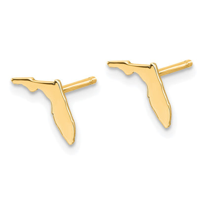 Vergoldet Sterlingsilber /gold Florida State Ohrringe