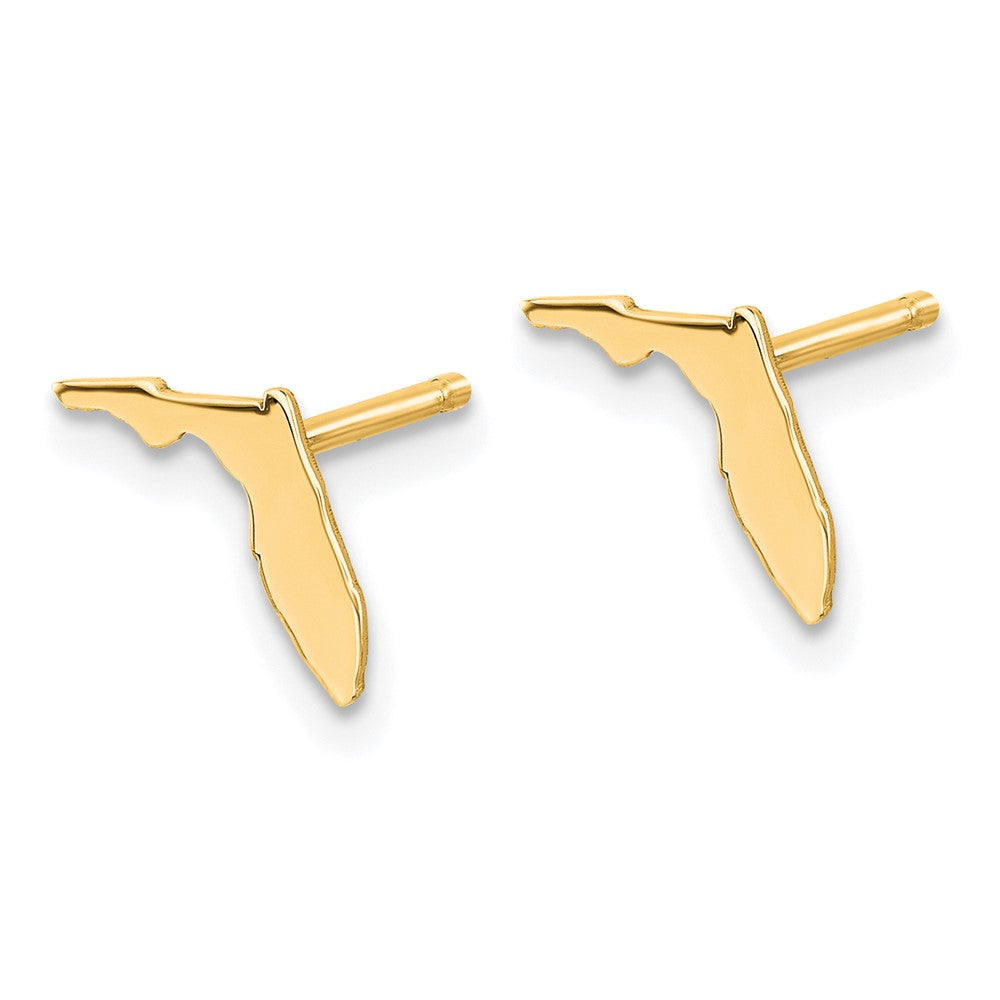 14K Gelbgold 14ky Florida State Ohrringe