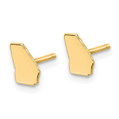 14K Gelbgold 14ky Georgia State Ohrringe
