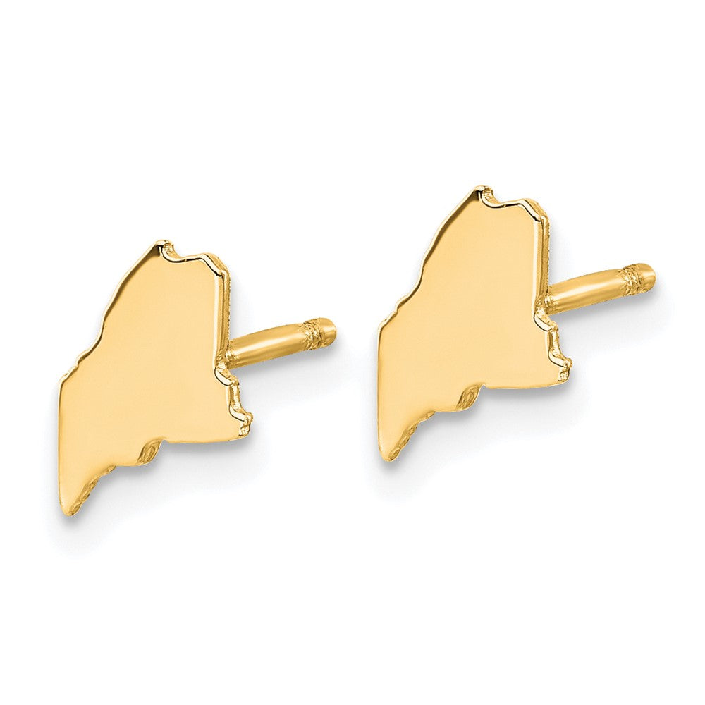 Vergoldet Sterlingsilber /gold Maine State Ohrringe