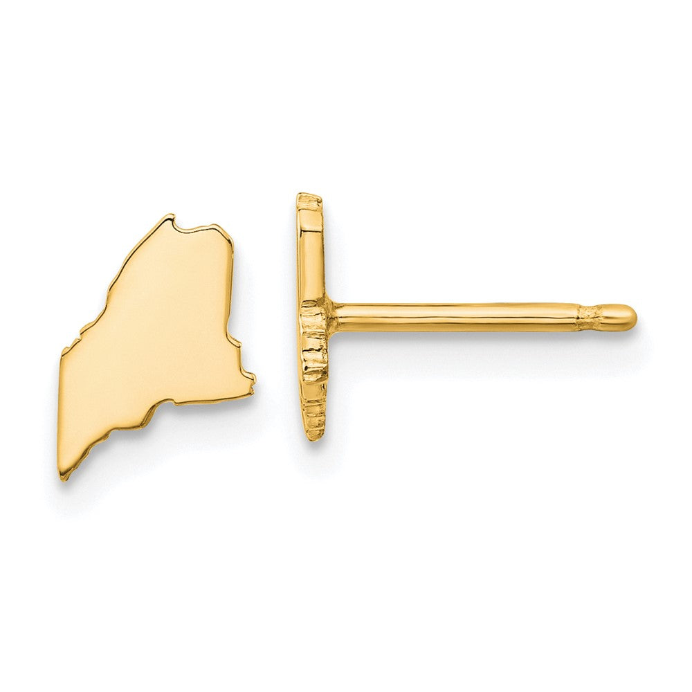 Vergoldet Sterlingsilber /gold Maine State Ohrringe