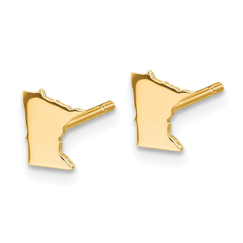 Vergoldet Sterlingsilber /gold Minnesota State Ohrringe