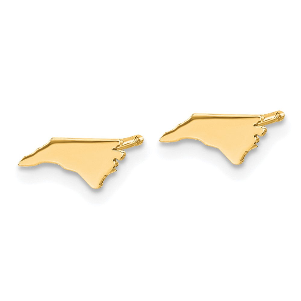 14K Gelbgold 14ky North Carolina State Ohrringe