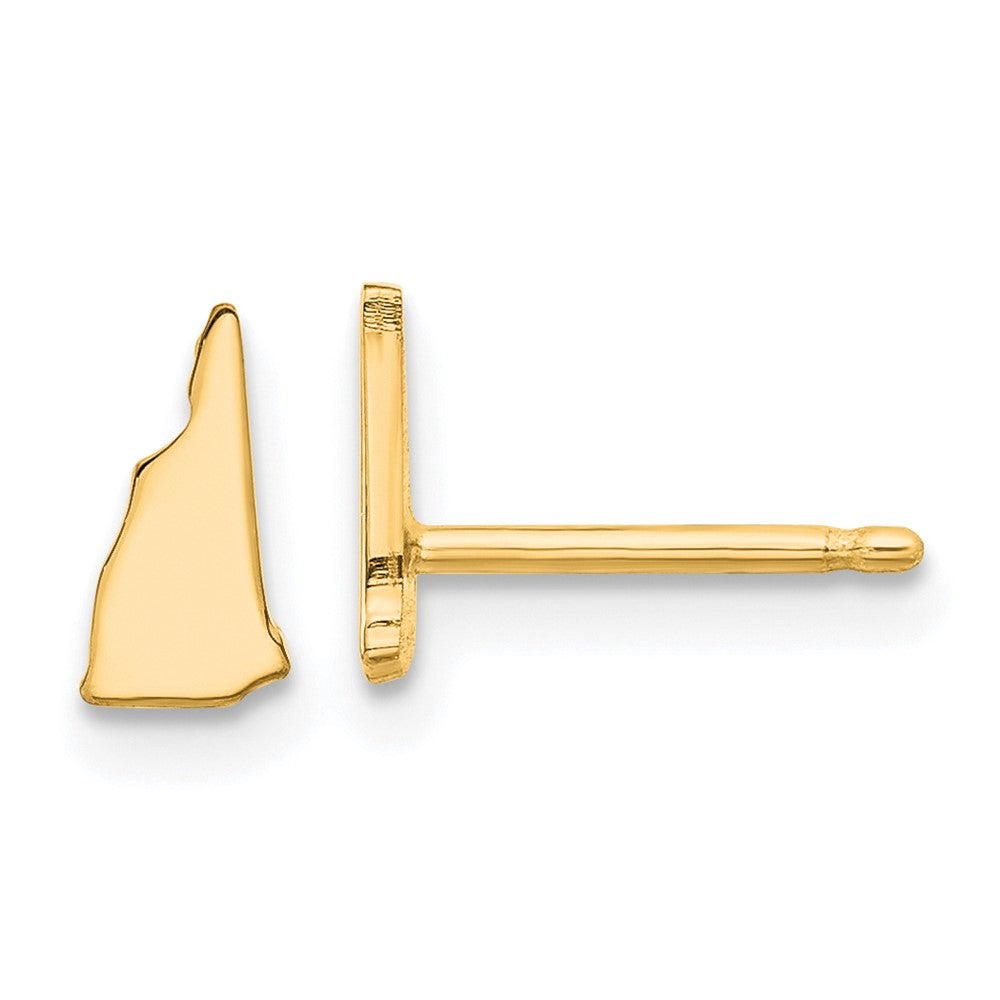 14K Gelbgold 14ky New Hampshire State Ohrringe