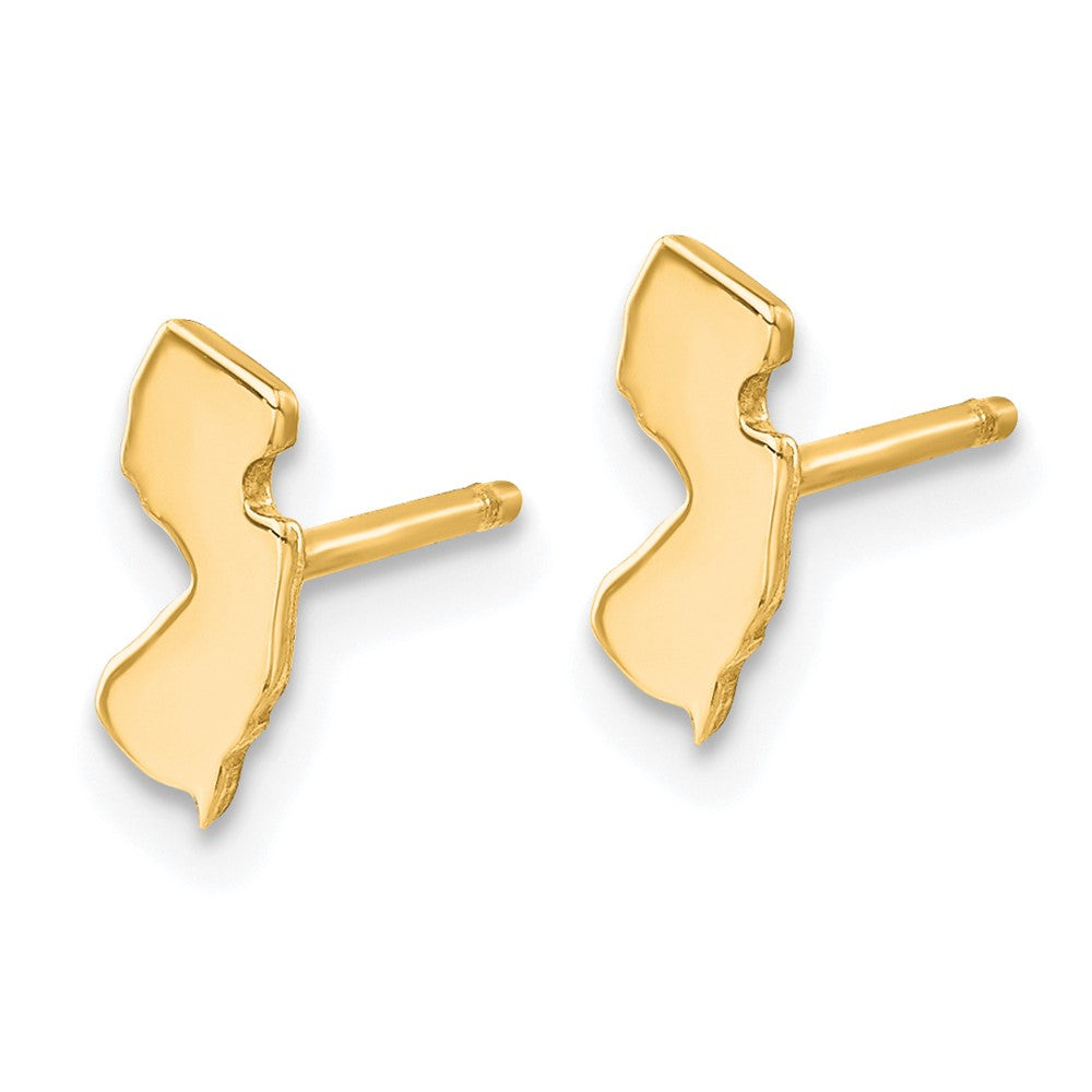 14K Gelbgold 14ky New Trikot State Ohrringe