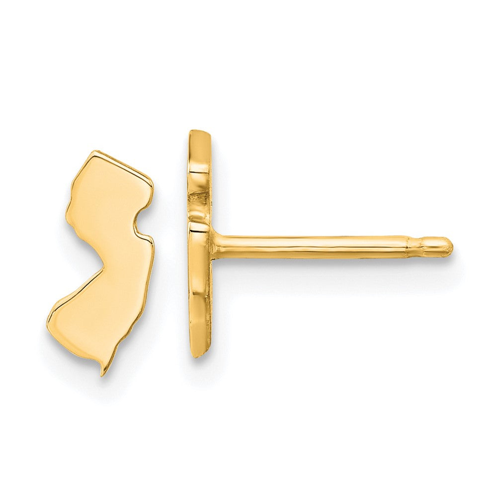 14K Gelbgold 14ky New Trikot State Ohrringe