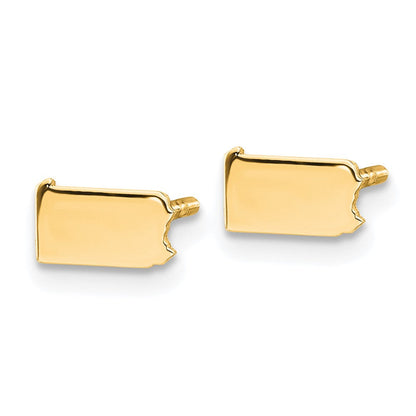 Vergoldet Sterlingsilber /gold Pennsylvania State Ohrringe
