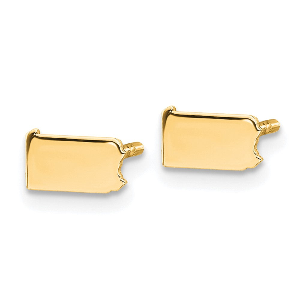 14K Gelbgold 14ky Pennsylvania State Ohrringe