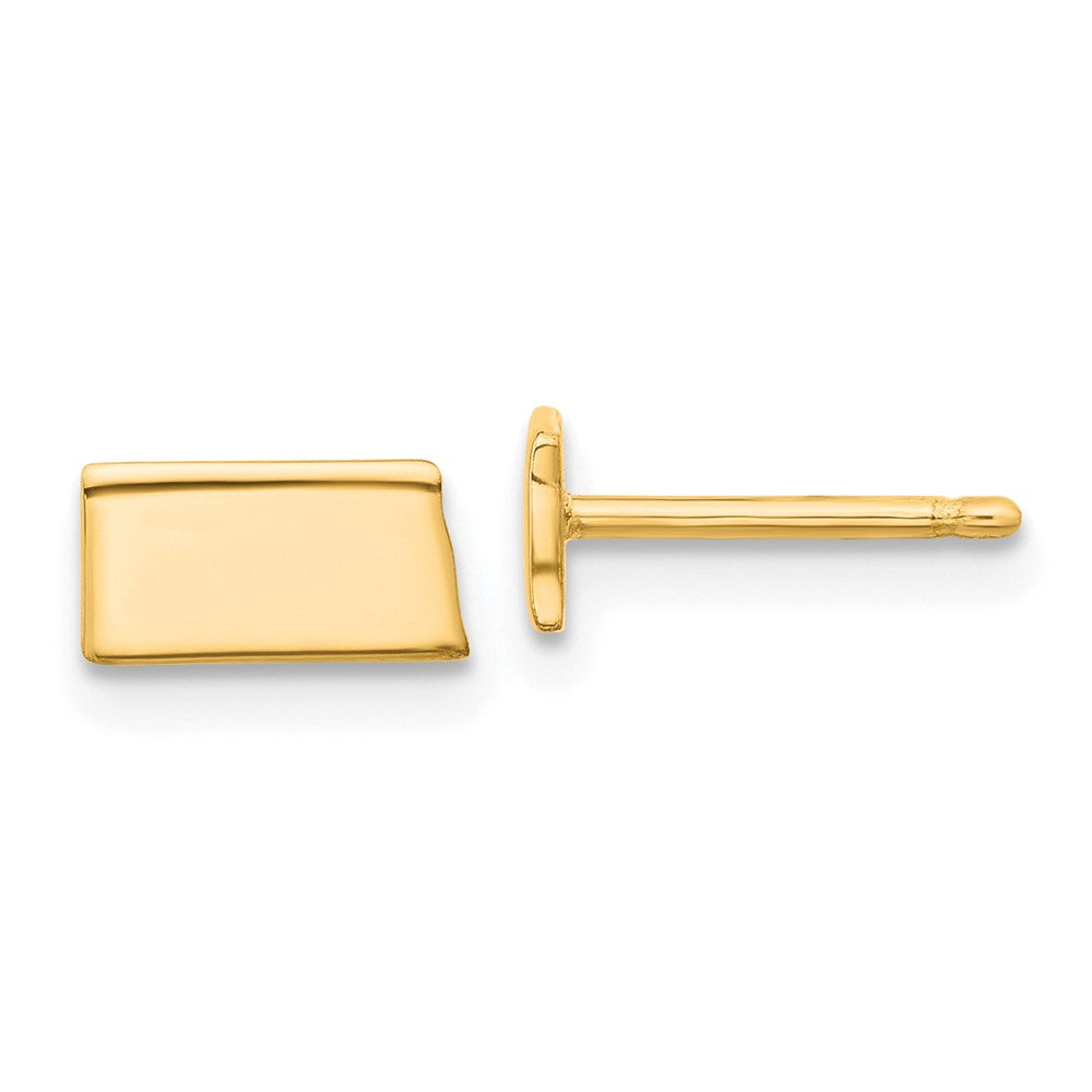 14K Gelbgold 14ky South Dakota State Ohrringe