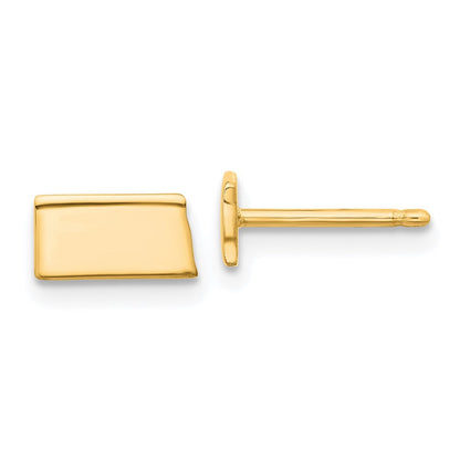 14K Gelbgold 14ky South Dakota State Ohrringe
