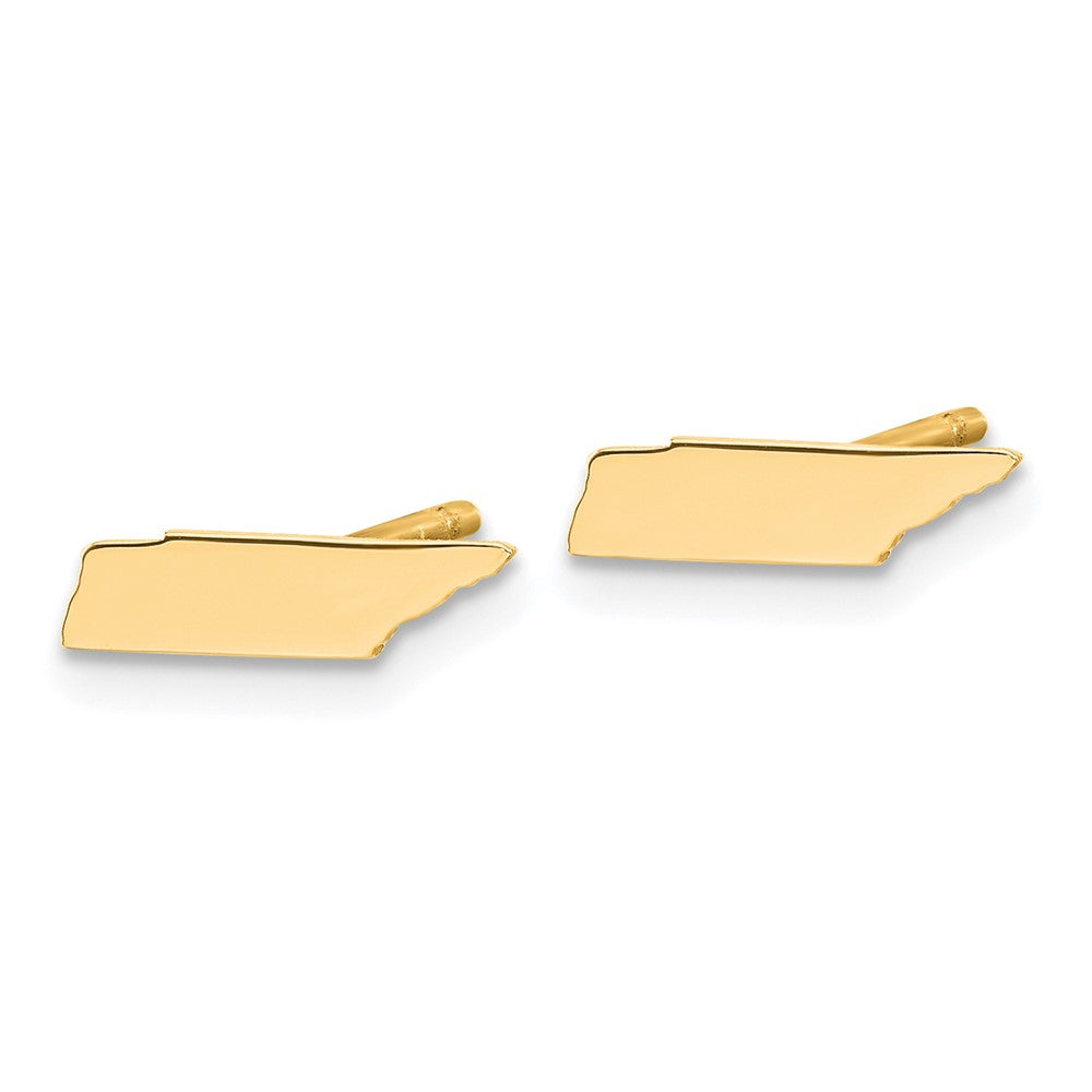 14K Gelbgold 14ky Tennessee State Ohrringe