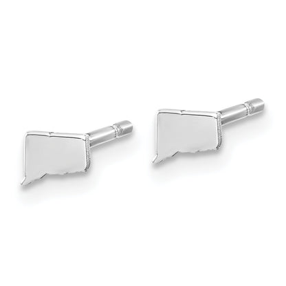 Sterlingsilber Silber/rhodiniert Connecticut State Ohrringe