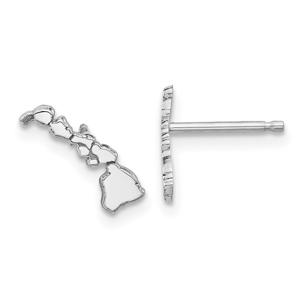Sterlingsilber Silber/rhodiniert Hawaii State Ohrringe