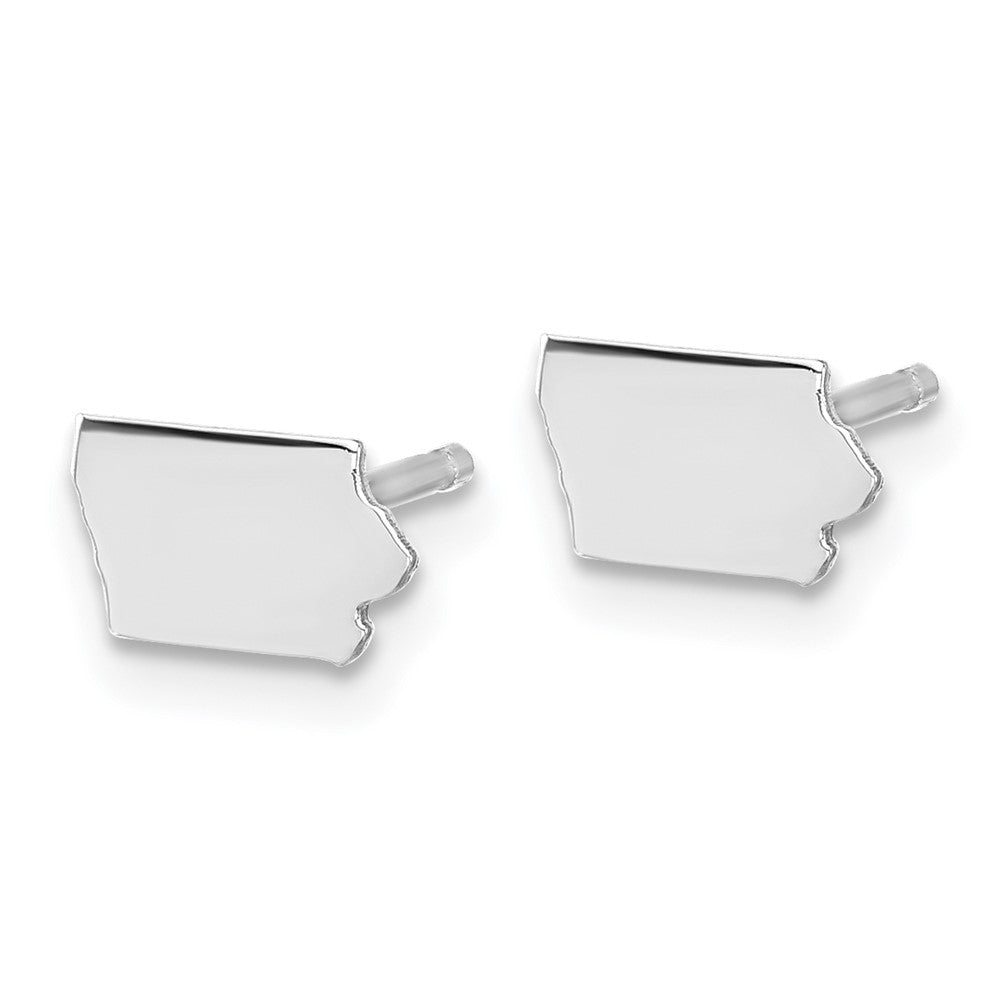 Sterlingsilber Silber/rhodiniert Iowa State Ohrringe
