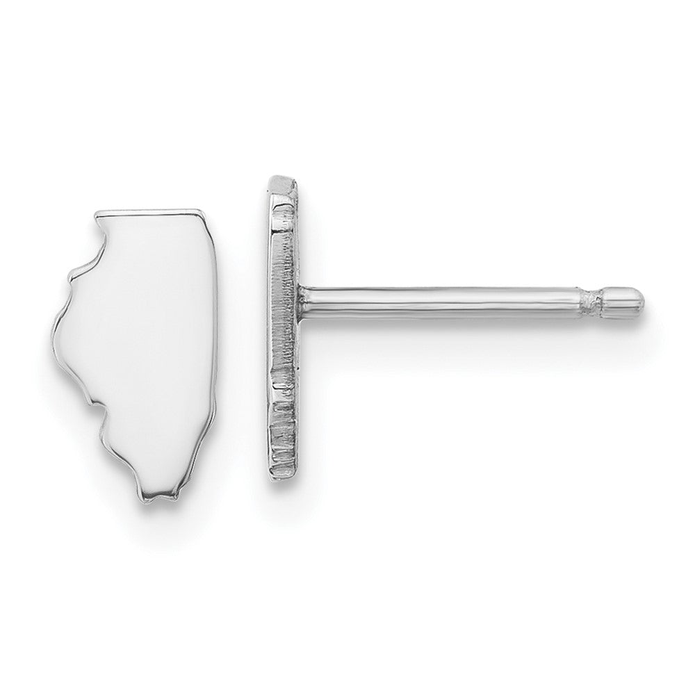 Sterlingsilber Silber/rhodiniert Illinois State Ohrringe